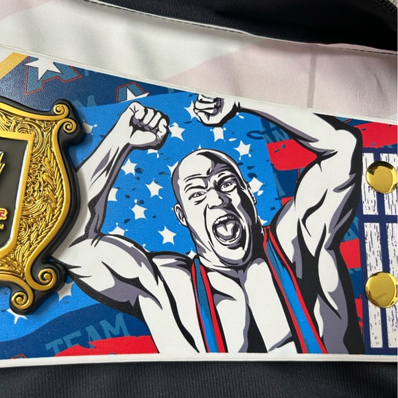 Authentic Kurt Angle WWE champion wrestling belt NEW - Picture 6 of 16
